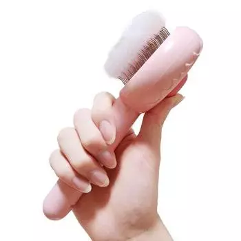 Щетка для депиляции Happy J pet, розовая, 1 штука, корейский шампунь для домашних животных