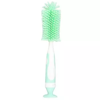 Щетка для детских бутылочек, силиконовая емкость для молока, щетка для чистки детских бутылочек для младенцев зелёный