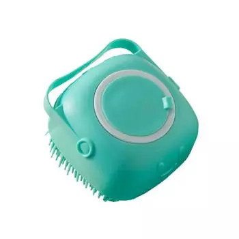 Щетка для домашних животных Многофункциональная Удобная Ручка Силиконовая Расческа Для Душа Для Домашних Животных Кошки СобакиСиний