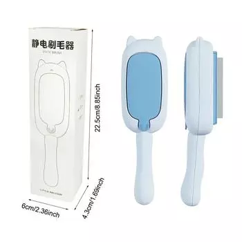 Щетка для домашних животных, расческа для кошек, самоочищающееся средство для удаления шерсти у собак, инструменты для ухода за кошками, аксессуары для удаления колтунов у домашних животных