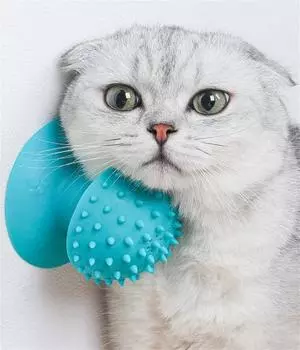 Щетка для кошек, удаление шерсти, массажная расческа, расческа для кошек, щекотка, расчески, уход за лицом, самоочищающийся скребок, косметические средства розовый
