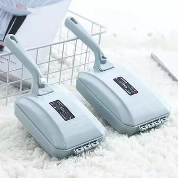 Щетка для ковров, ручная двойная тройная головка щетки, подметальная машина для стола, сборщик волос для домашних животных, аксессуары для бытовой чистки 3