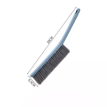 Щетка для кровати Щетка Антипылевая Мягкая Шерсть Бытовая Чистка Постели Ковер Щетка Веник Метла Спальня Электростатическая Щетка Для Постели 39*6.5cm синий