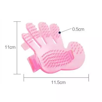 Щетка для купания домашних животных, щетка на пять пальцев, принадлежности для купания собак, массажная щетка для домашних животных, щетка для кошек, силиконовая массажная щетка для удаления шерсти, щетка для щенков синий