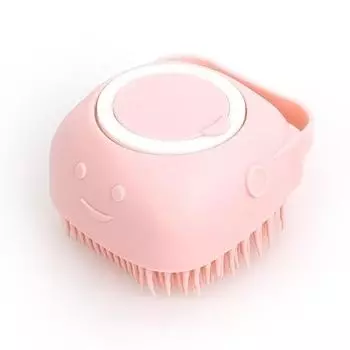 Щетка для купания Namas Pet Dog, шампунь для щенков кошек, принадлежности для душа, силикон, розовый, 1 шт., корейский шампунь для домашних животных