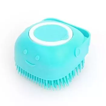 Щетка для купания собак Namas, шампунь для щенков кошек, силикон, синий, 1 шт., корейский шампунь для домашних животных