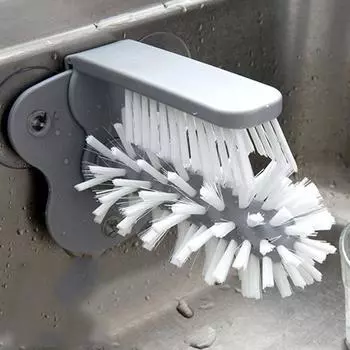 Щетка для мытья чашек, очиститель для стекол, ленивые бутылки, щетка для мойки, кухонные принадлежности, 2 в 1, кружка для напитков, винная присоска, щетка для чистки, гаджеты ONESIZE