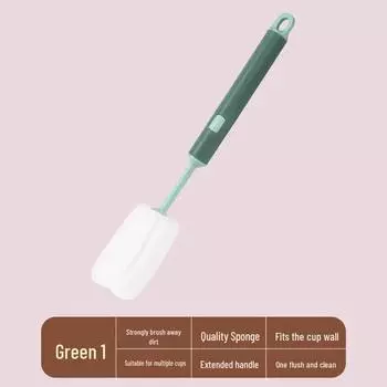 Щетка для мытья детских бутылочек и чайников с длинной ручкой - Без мертвых зон, Легко моет чашки и термокружки