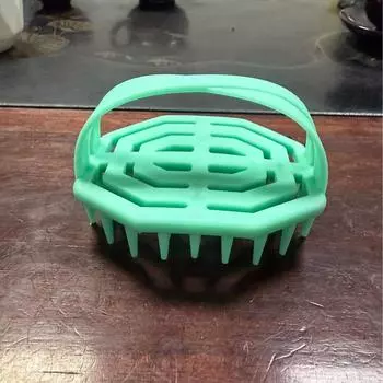 Щетка для мытья головы Новая щетка для мытья головы Массажная щетка для головы Расческа для мытья головы Мягкая гелевая щетка для мытья головы