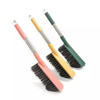 Щетка для мытья кровати, бытовая щетка для мытья спальни, длинная ручка, мягкая щетка для мытья дивана, щетка для мытья кровати, метла для мытья кровати зелёный