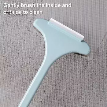 Щетка для мытья окон 2 в 1 для влажной и сухой очистки со скребком для стекла, универсальное чистящее средство для поверхностей, бытовые принадлежности синий