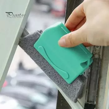 Щетка для мытья оконных щелей 1/2/3 шт. с отверстием для подвешивания, эргономичная ручка, удобно держать в руке, средство для мытья окон, быстрое удаление грязи 2pcs