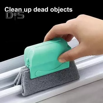 Щетка для мытья оконных щелей 1/2/3 шт. с отверстием для подвешивания, эргономичная ручка, удобно держать в руке, средство для мытья окон, быстрое удаление грязи 2pcs