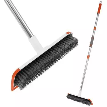 Щетка для мытья пола 2 в 1, щетка для мытья плитки, стекла, пола, швов, стен, туалета, щетка с длинной ручкой, для уборки кухни