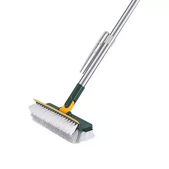 Щетка для мытья пола с длинной ручкой, многофункциональная щетка для мытья пола, вращающаяся жесткая щетина
