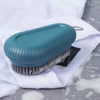 Щетка для мытья посуды из цельного пластика с мягкой щетиной, щетка для чистки и мытья обуви, щетка для мытья обуви, щетка для досок, щетка для обуви синий