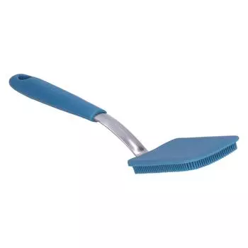 Щетка для мытья посуды из силикона и нержавеющей стали для чистки кастрюль, мисок, тарелок