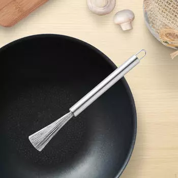 Щетка для мытья посуды, многофункциональная портативная щетка для мытья кастрюль и сковородок metal handle