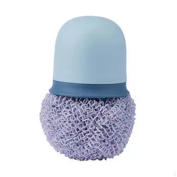 Щетка для мытья посуды, щетка для чистки кастрюль, портативная многофункциональная щетка для мытья посуды, бытовая розовый