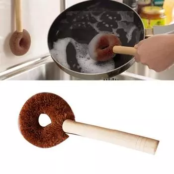 Щетка для мытья посуды Talos Pot Pan Bowl с антипригарным покрытием, инструмент для чистки кухни с подвесной веревкой