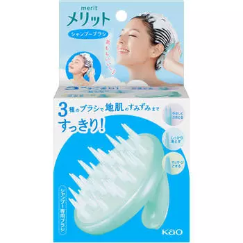 Щетка для мытья шампунем KAO Merit 1 шт. Шампунь и кондиционер (Уход за кожей) (Этот продукт представляет собой щетку только для шампуня.. (Этот продукт предназначен только для шампуня, а не для
