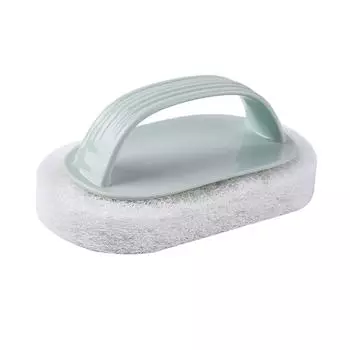 Щетка для мытья ванны, эффективная с Т-образной ручкой, губка для ванны, скруббер для кухни, ванной комнаты, плитка