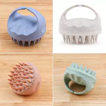 Щетка для мытья волос из пшеничной соломы, матовая массажная щетка, матовая щетка для мытья волос, чистящая щетка красный