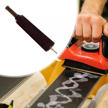 Щетка для нанесения лыжного воска с ручкой-валом, набор для нанесения воска из нейлона, портативная, профессиональная, легкая