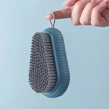 Щетка для ногтей Мягкая художественная щетка для ногтей Удаляет грязь Практичные инструменты для маникюра и ухода за ногтями Педикюр Очистка рук белый