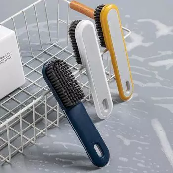 Щетка для обуви, экологически чистая, сильная способность к обеззараживанию, щетка для чистки одежды из АБС-пластика для дома темно-синий