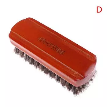 Щетка для обуви из конского волоса, полироль для натуральной кожи, мягкий полировальный инструмент из настоящего конского волоса