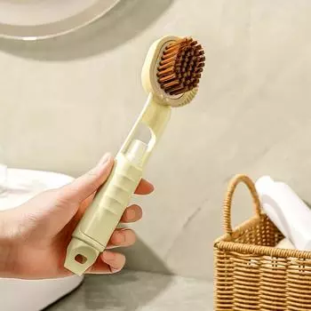 Щетка для обуви с жидкой добавкой и отверстиями для подвешивания, щетка для стирки обуви и одежды для домашней стирки