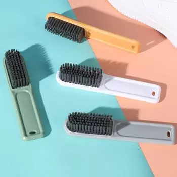 Щетка для обуви Ванная комната Мытье обуви Многофункциональный Мягкий ворс Не повреждает обувь Бытовая Прочный Домашний Бытовая Стирка Одежды Щетка с бусинами белый