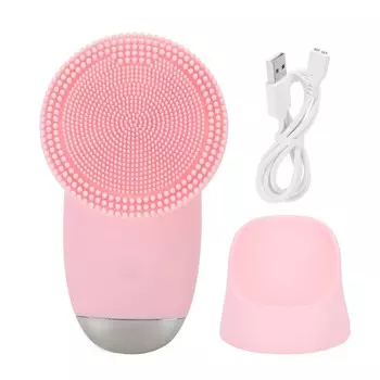 Щетка для очищения лица Мягкая силиконовая очищающая щетка для лица Вибрирующая щетка для глубокого очищения