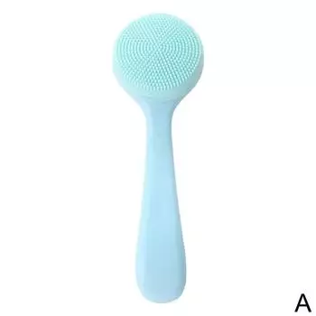 Щетка для очищения лица, уход за кожей, массаж для глубокой очистки пор, удаление черных точек, скраб, мягкий отшелушивающий инструмент для очистки C5T9