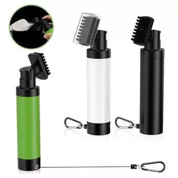 Щетка для очистки клюшек для гольфа Водная щетка для гольфа с фиксатором и выжимкой 150 мл A белый