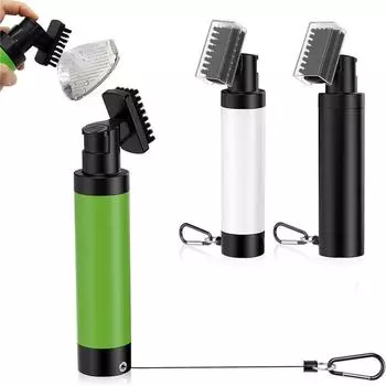 Щетка для очистки клюшек для гольфа, очиститель канавок для гольфа, автоматическая мойка для гольфа зелёный