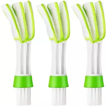 Щетка для очистки кондиционера автомобиля Микрофибра Очиститель решетки автомобиля Детейлинг Щетка для чистки жалюзи автомобиля Аксессуары для интерьера