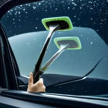 Щетка для очистки лобового стекла автомобиля, очиститель лобового стекла, инструмент для очистки щетка для очистки окон, длинная ручка для стеклоочистителя