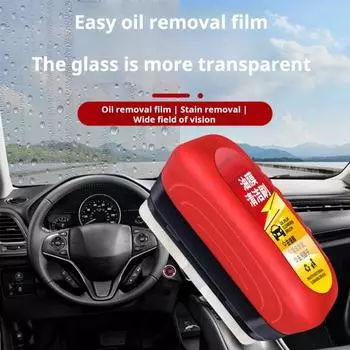 Щетка для очистки масляной пленки на стекле, долговечная защита, не оставляющая разводов, скруббер для очистки лобового стекла