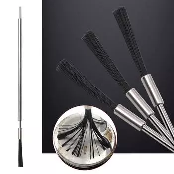 Щетка для очистки от нагара на автомобиле, щетки для очистки двигателя, удобные в использовании, совместимые с ручной дрелью, щетка для очистки игл