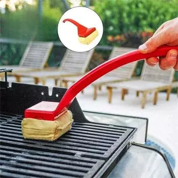 Щетка для очистки решетки барбекю Щетка для очистки масляных паров Принадлежности для барбекю Инструмент для очистки от возгораний и масляных паров