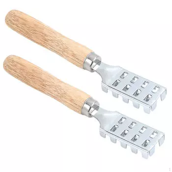 Щетка для очистки рыбы, инструмент для приготовления морепродуктов, кухонные весы с деревянной ручкой