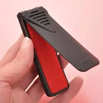 Щетка для одежды, складная щетка для чистки одежды, портативная щетка для пыли, идеально подходит для свитеров и уборки дома. Portable чёрный