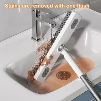 Щетка для пола с длинной ручкой, вращающаяся на 360 градусов головка швабры, эргономичный дизайн 3 в 1