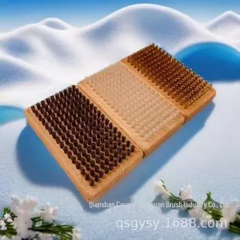 Щетка для полировки сноуборда — нейлоновый и конский волосяной инструмент для очистки и полировки снежного воска nylon