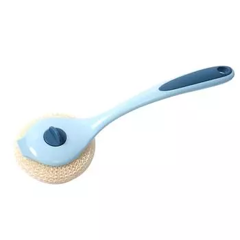 Щетка для посуды, устойчивая к царапинам, мягкая съемная губка для мытья посуды для кухни и ресторана(Длинная