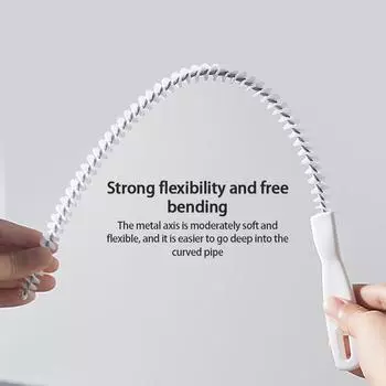 Щетка для прочистки труб, волос в ванной, щетка для чистки раковины, гибкий очиститель для слива, инструмент для удаления засоров на кухне