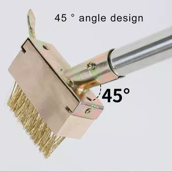 Щетка для прополки из стальной проволоки, съемная многополюсная щетка для ковров, многофункциональное устройство для удаления сорняков и мусора 1.2M