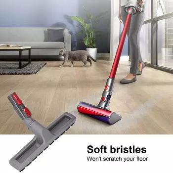 Щетка для пылесоса с мягкой щетиной, сменная щетка для чистки пыли, щетка для пола с разъемом для V6 V7 V8 V10 V11